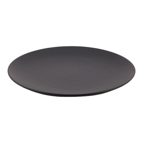 Matte Black 25.5cm Porcelain Dinner Plate | Temple & Webster