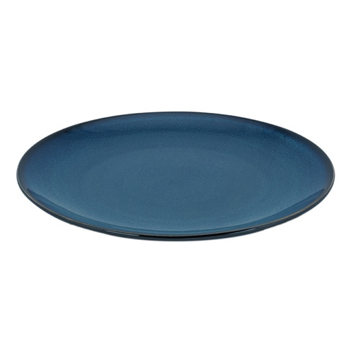 Dark Blue 25.5cm Porcelain Dinner Plate 