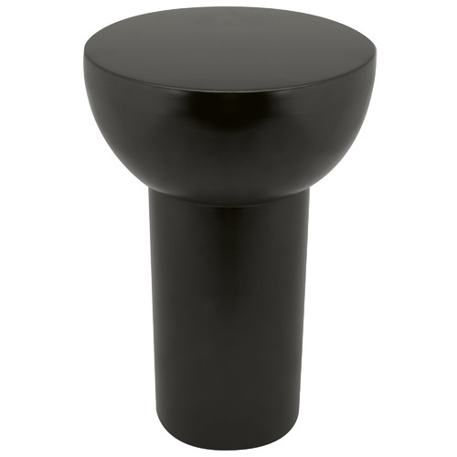 Matte Black Nida Metal Side Table