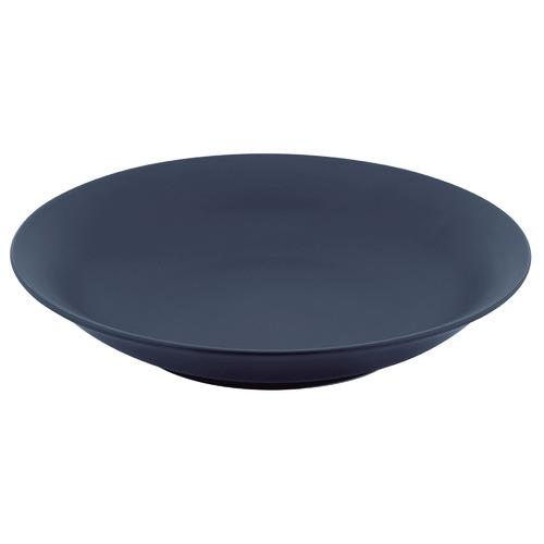 Matte Blue 25.5cm Porcelain Pasta Plate