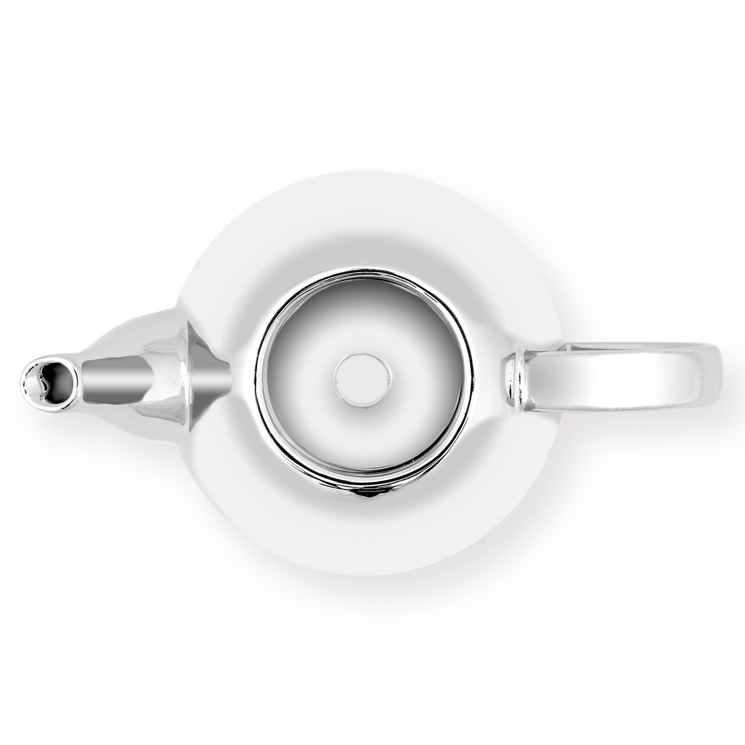 3 Piece Silver Porcelain Tea Set