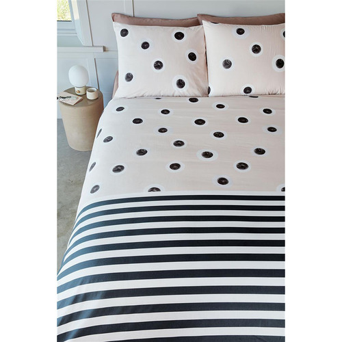 Stripe & Eye Cotton Quilt Cover Set