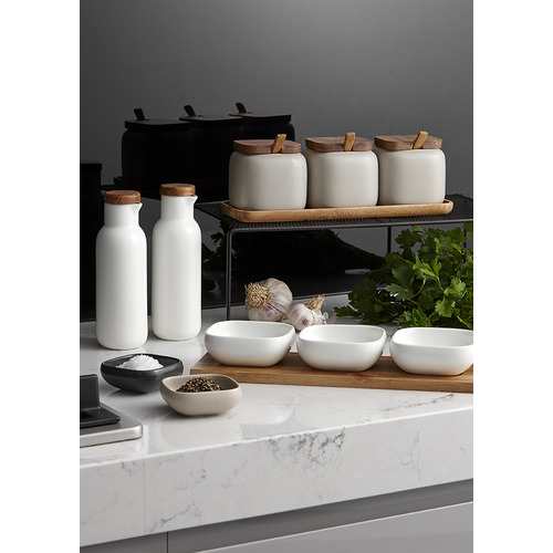 Ladelle 4 Piece Essentials Canisters with Spoons Counter Set Temple