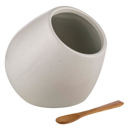 2 Piece Nestle Salt Pig with Spoon Set
