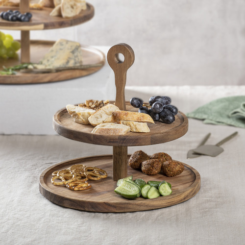 Gather 3 Tier Round Serving Tower