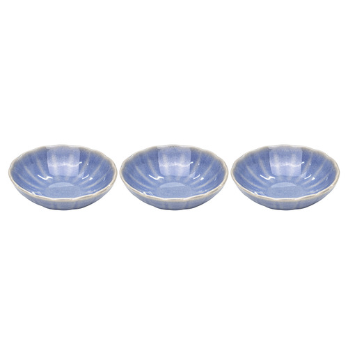 Marguerite Stoneware Shallow Bowls
