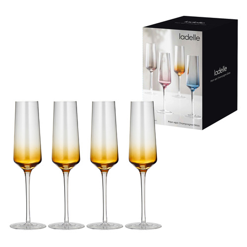 Prism 240ml Champagne Glasses