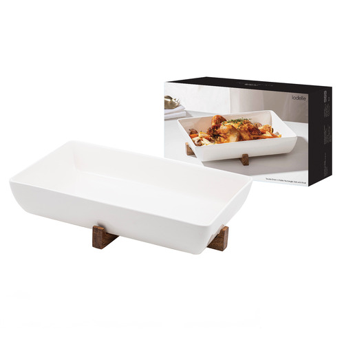 Alto Oven to Table Rectanglular Serving Dish with Trivet