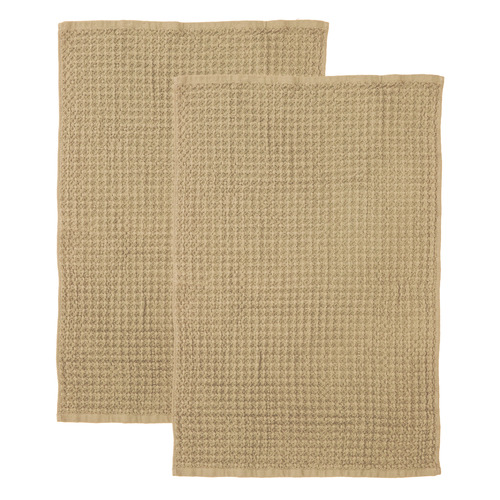Chunky Waffle Cotton Kitchen Towels
