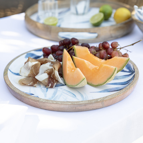Blue Lagoon Mango Wood Platter