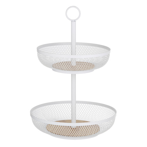Olsen 2 Tier Mesh Fruit Basket
