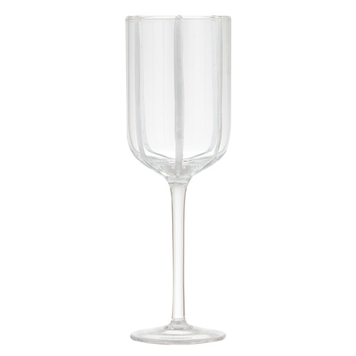 Stripe Wine Glasses