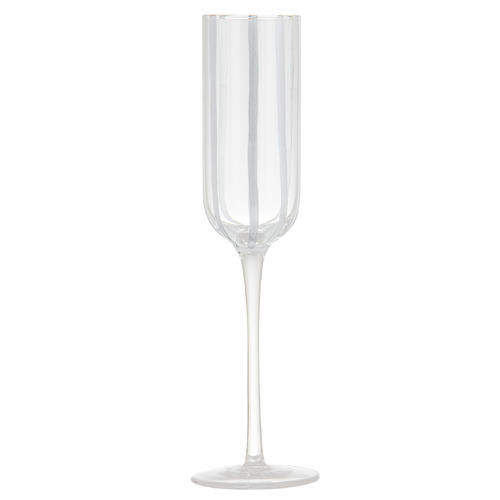 Stripe Champagne Glasses