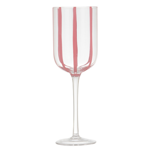 Stripe Wine Glasses
