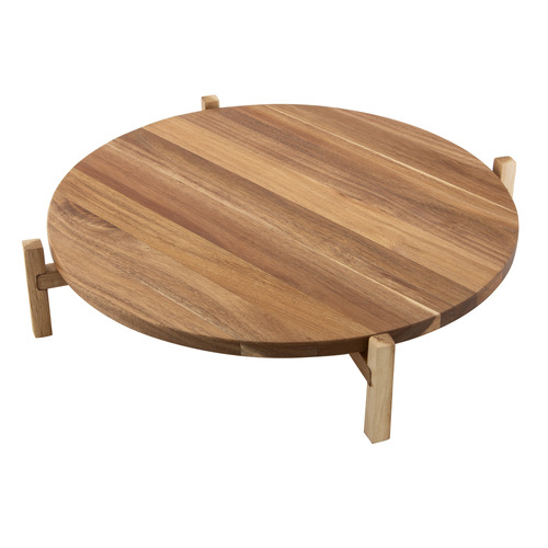 Gather Acacia Wood Elevated Lazy Susan