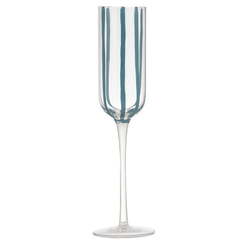 Stripe Champagne Glasses