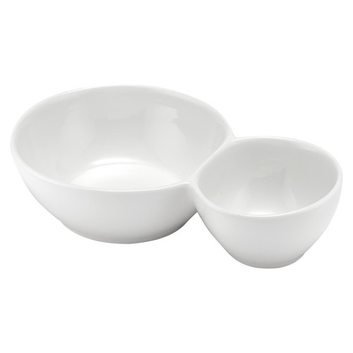 2 Pod Alto Serve & Share Chip & Dip Bowl