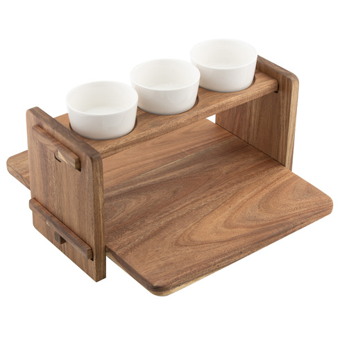 Gather 2 Tier Serving Board with Bowls