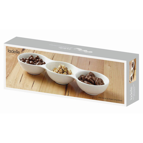 3 Pod Alto Serve & Share Chip & Dip Bowl
