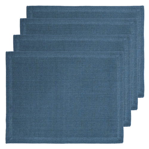 Dusty Blue Lina Cotton Placemats