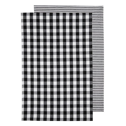 2 Piece Eco Gingham Kitchen Towel Set