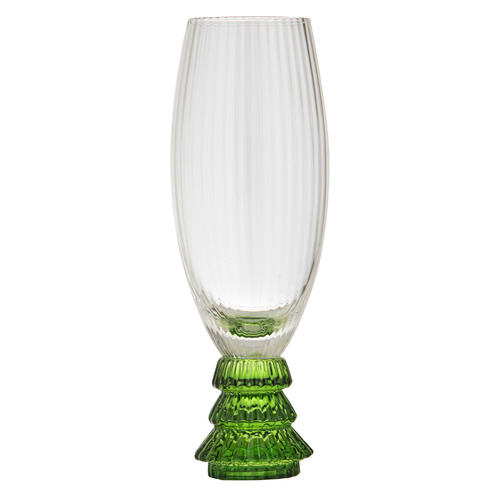 Garland Xmas Tree Champagne Glasses