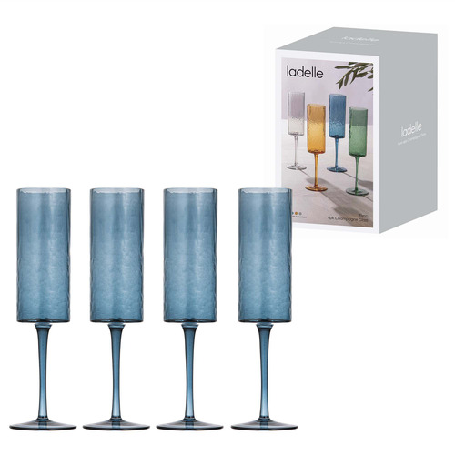 4 Piece Flynn Champagne Glasses