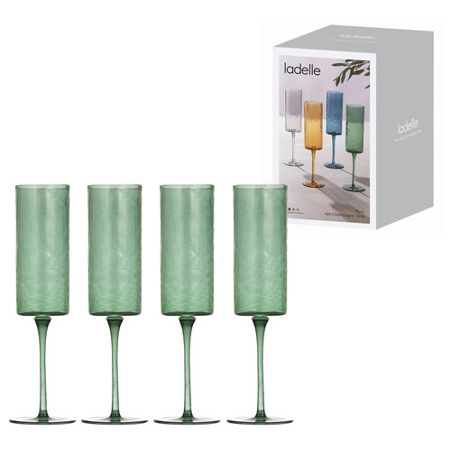 4 Piece Flynn Champagne Glasses