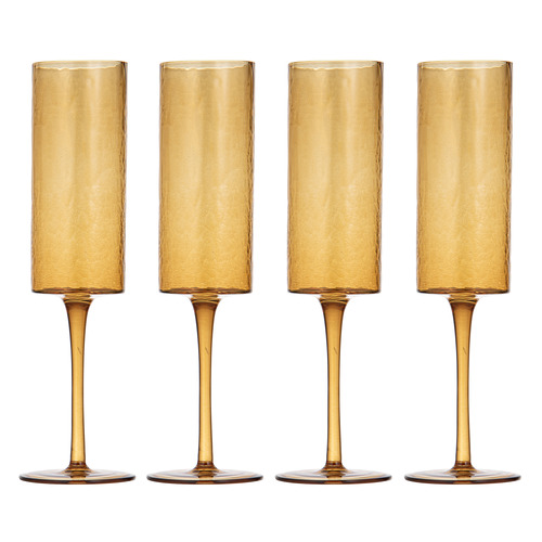 4 Piece Flynn Champagne Glasses