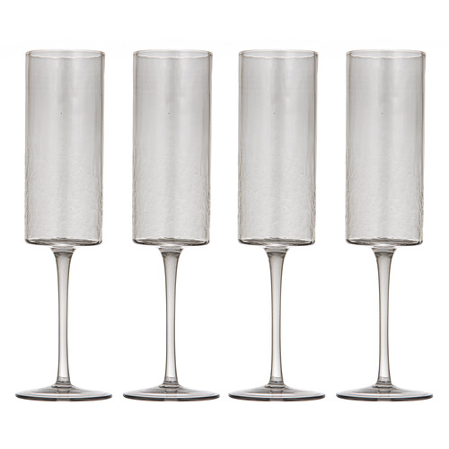 4 Piece Flynn Champagne Glasses
