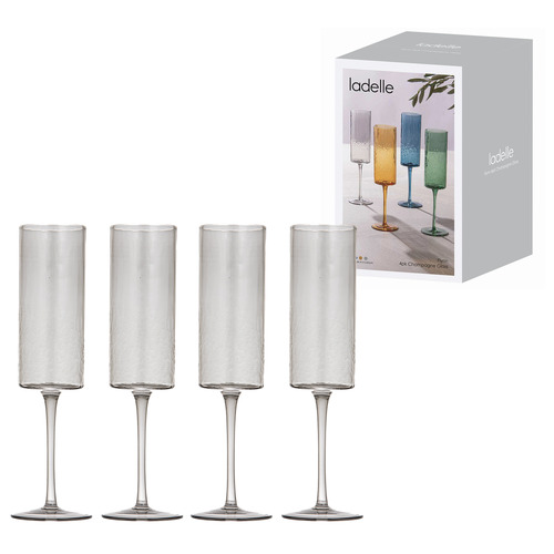 4 Piece Flynn Champagne Glasses