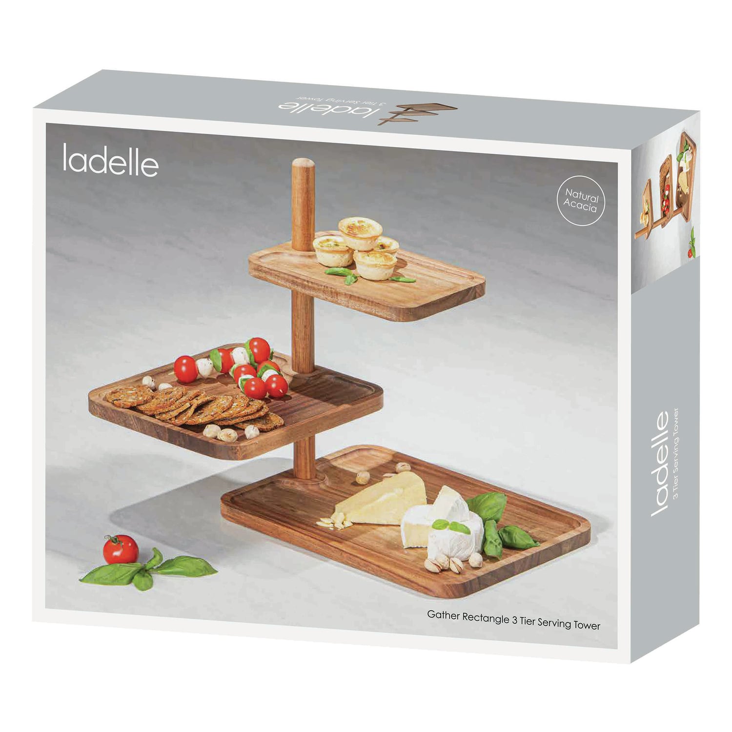 Gather 3-Tier Serving Tower