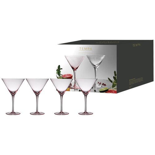 Blush Esme 320ml Crystal Martini Glasses