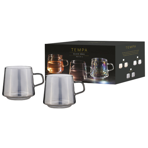 Opal Oaklyn 450ml Glass Mugs