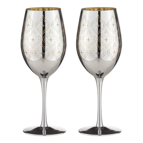Silver Estelle 450ml Wine Glasses Temple & Webster