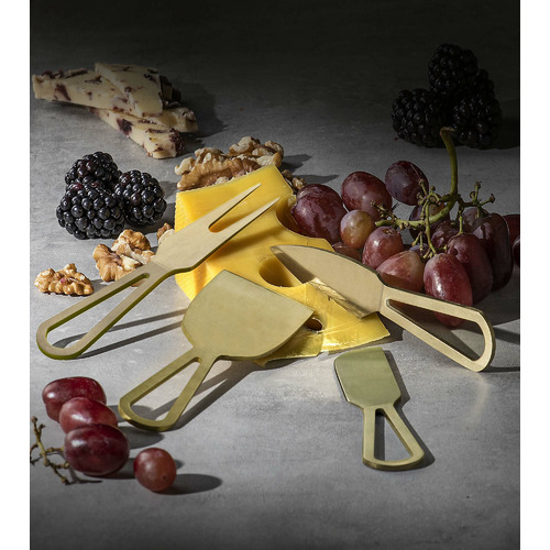 Orson Cheese Knife Set 4pc | Gold