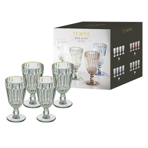 Tempa Sage Amara 250ml Wine Glasses Temple & ster