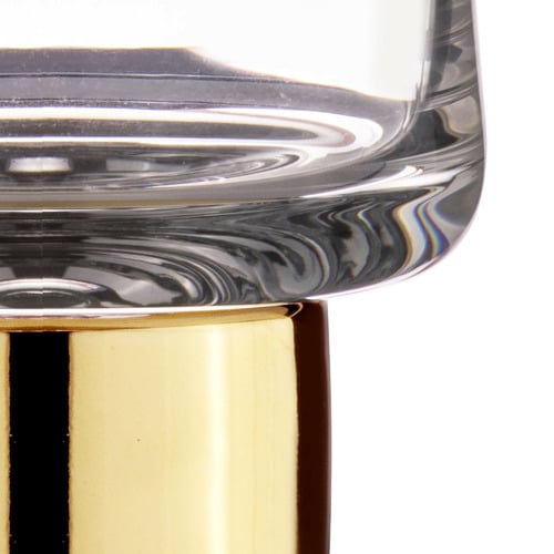 Gold Aurora Crystal Highball Tumblers Temple & ster