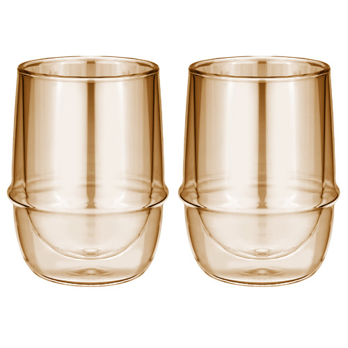 Gold Costa 300ml Glass Tumblers