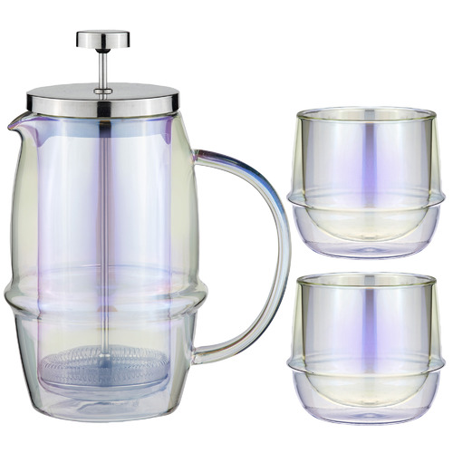 3 Piece Opal Costa French Press & Tumbler  Set