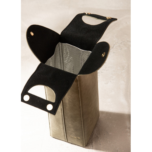 Harley Faux Leather Single Wine Bag