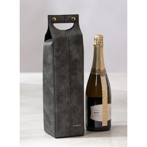 Harley Faux Leather Single Wine Bag