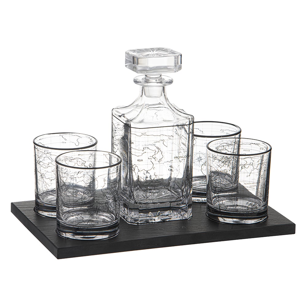 6 Piece Atlas Whiskey Set