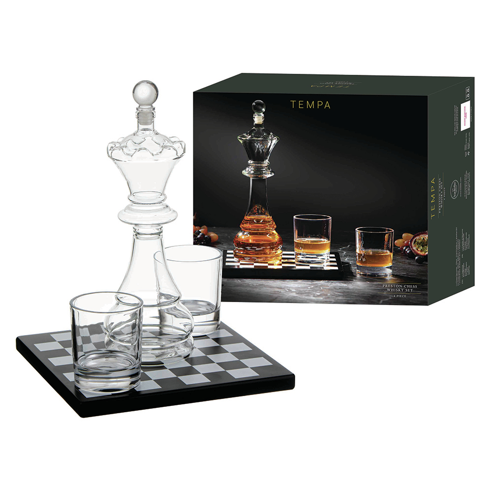 Preston Chess Whiskey Set