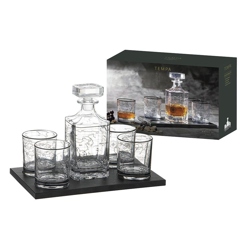 6 Piece Atlas Whiskey Set