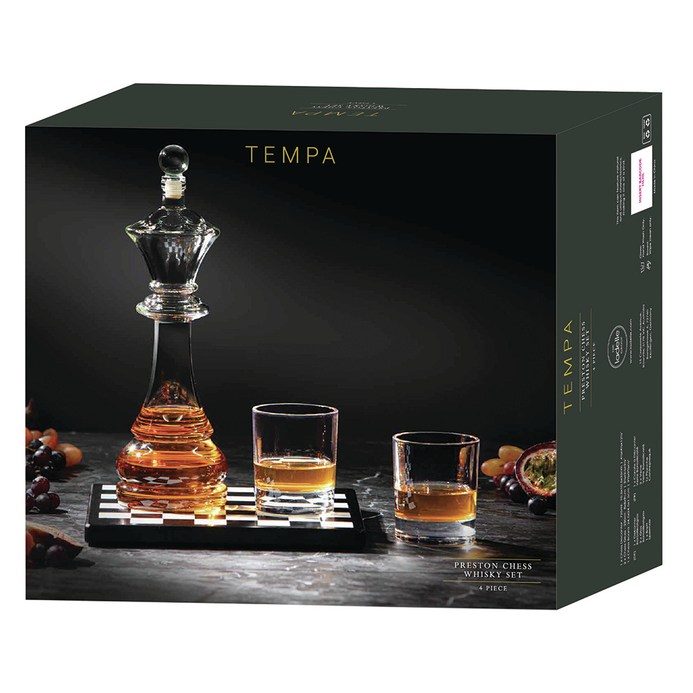 Preston Chess Whiskey Set