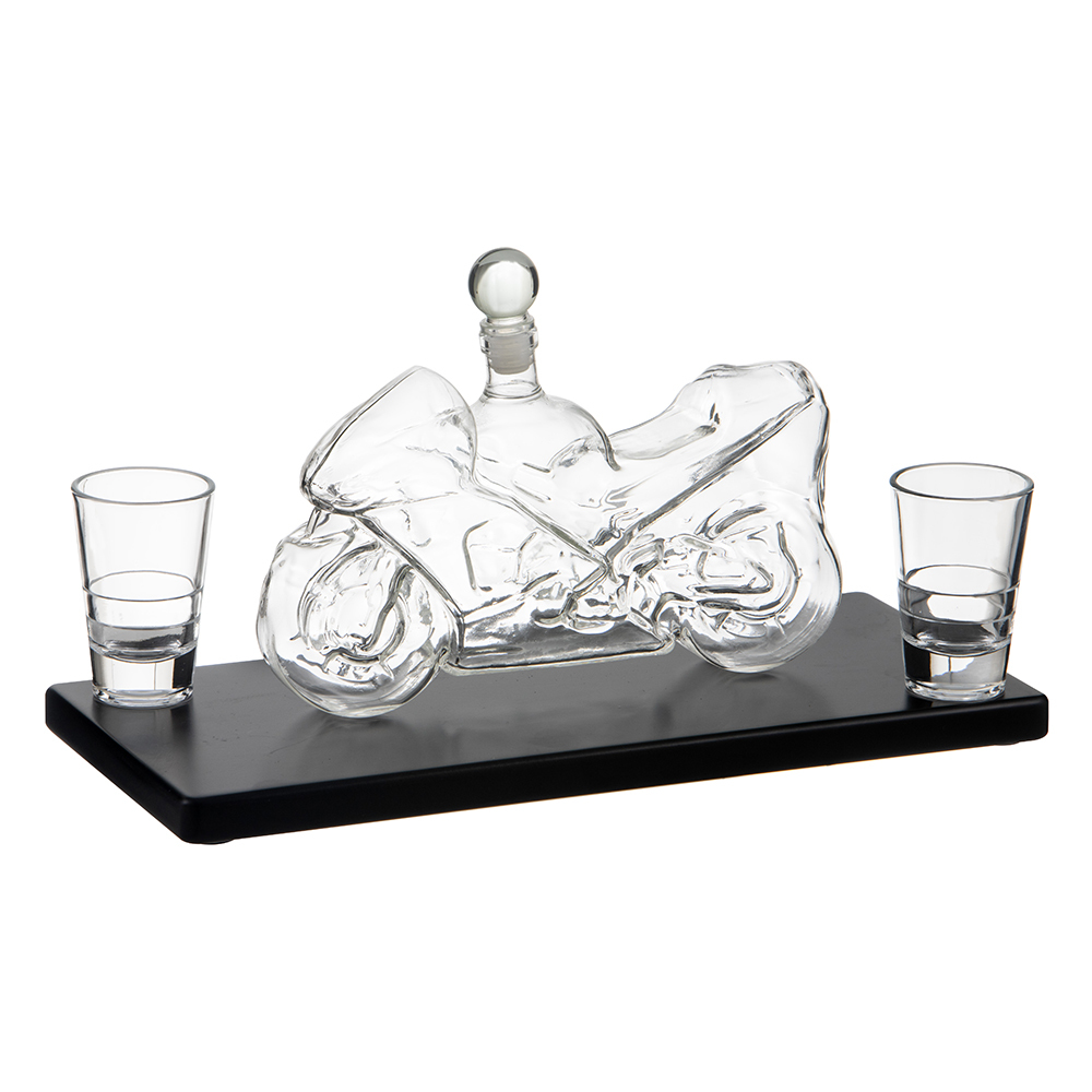 Preston Motorcycle Whiskey Set