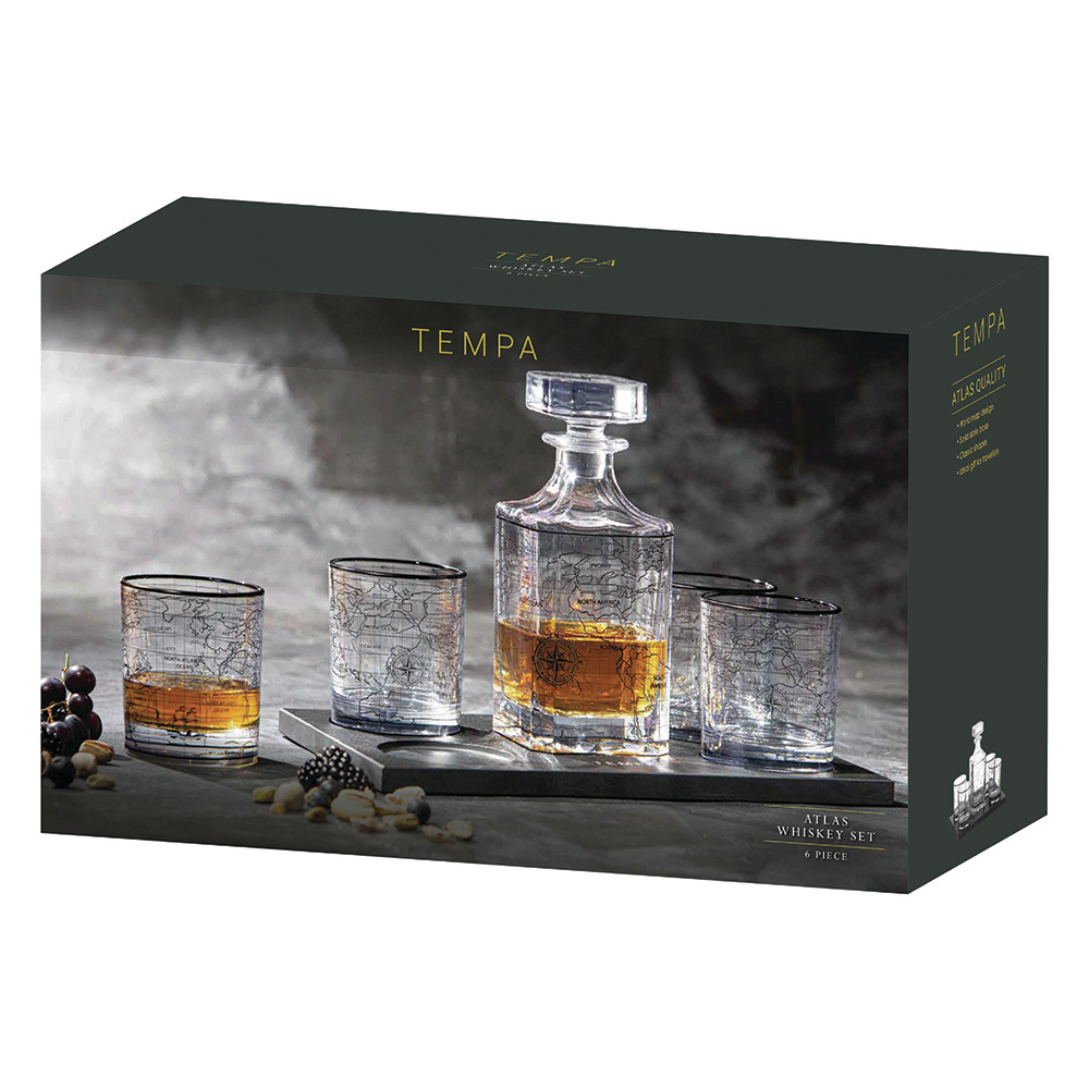 6 Piece Atlas Whiskey Set