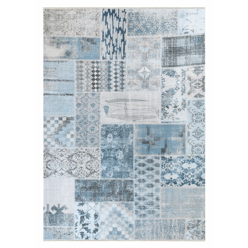 Blue Carmen Power-Loomed Rug