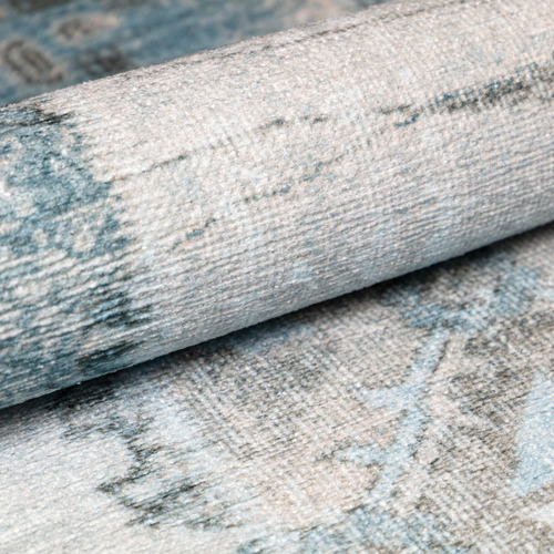 Blue Carmen Power-Loomed Rug